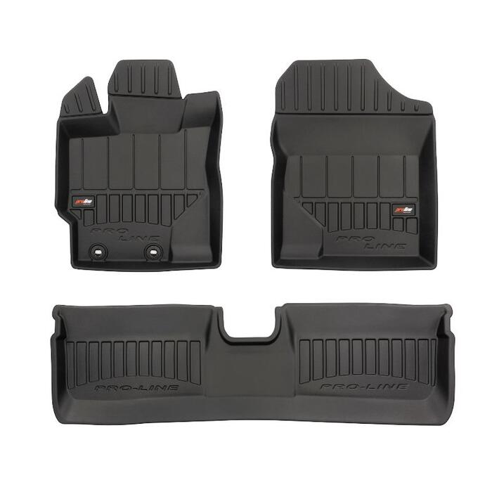 Gumijas paklāju komplekts 3D FROGUM TOYOTA YARIS III 2011-2019 (09-3D407749)