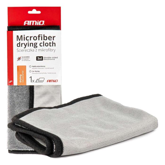 Mikrošķiedras žāvēšanas dvielis 40x30cm 550g AMIO-03981