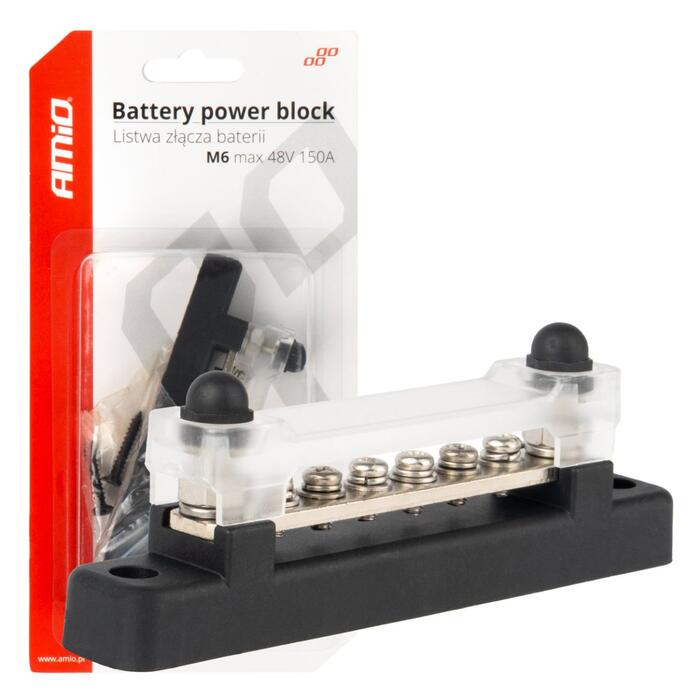 Sadales bloks Minus bus bar M6