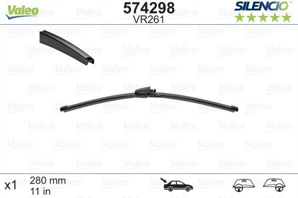 Logu slotiņa S574298 Valeo Silencio VW