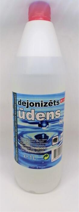 Destilēts, dejonizēts ūdens 1L 7.0