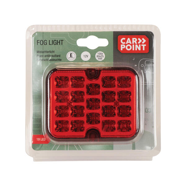 Piekabes 19 LED miglas lukturis E4