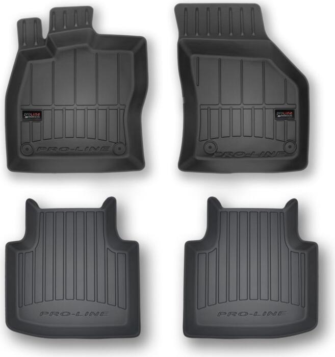 Gumijas paklāju komplekts 3D FROGUM SKODA SUPERB III 2015-2023 (09-3D407046)
