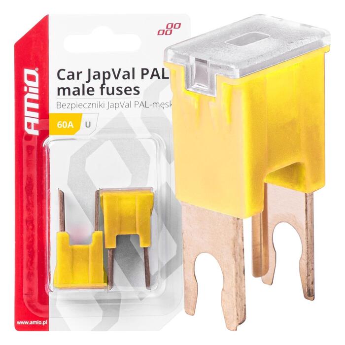 Drošinātājs Car JapVal PAL male fuses U 60A AMIO-03409 (03409)
