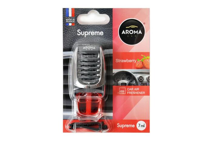 Gaisa atsvaidzinātājs Car air freshener AROMA SUPREME STRAWBERRY (A92139)
