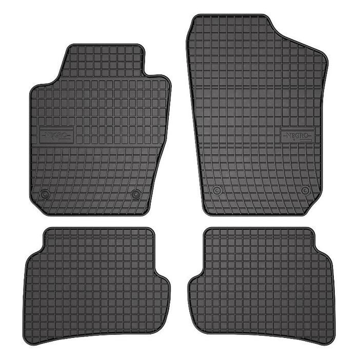 Gumijas paklāju komplekts El TORO SEAT IBIZA IV/IV FL 2008-2017; SKODA FABIA III 2014-2022 (09-0404)