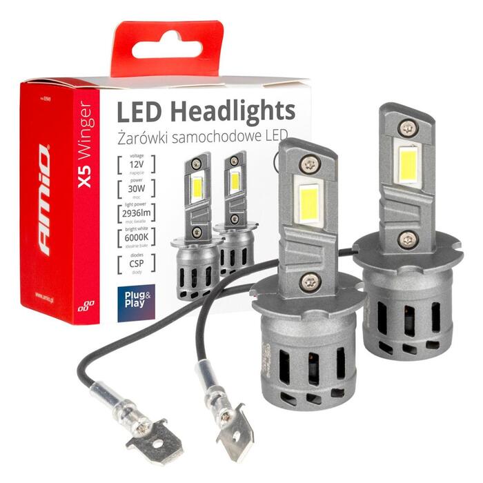 LED Headlights X5-series WINGER H3 6000K
