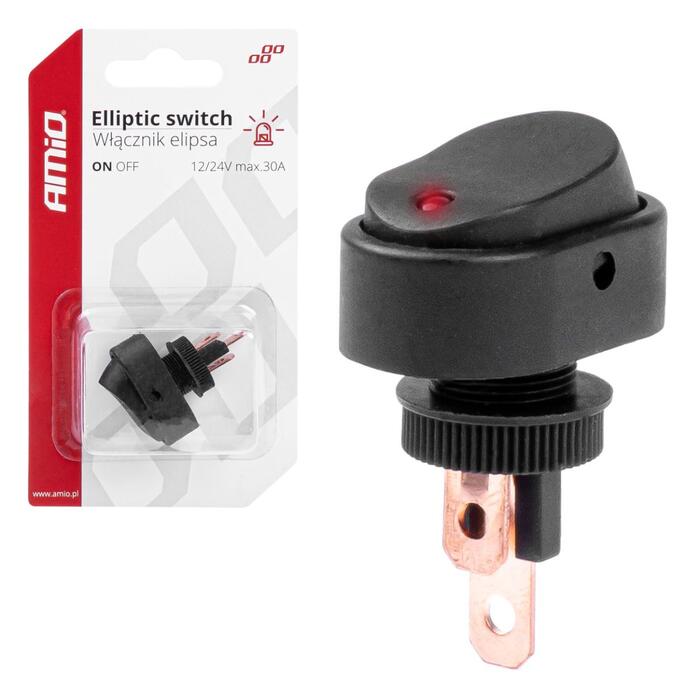 AMiO Slēdzis 12/24V max30A ON/OFF (03089)