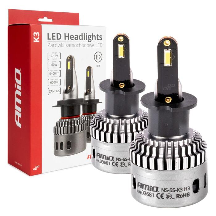 LED Headlights K3 Series H3 12V
