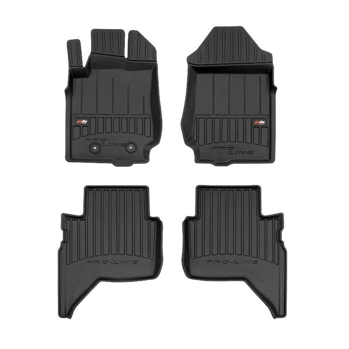 Gumijas paklāju komplekts 3D FROGUM FORD RANGER V 2015-2022 (09-3D409880)