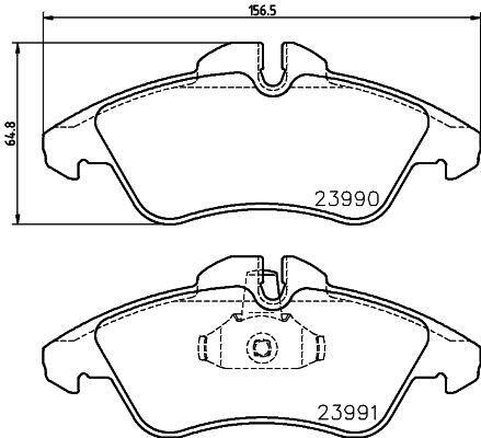MINTEX MDB3021 Bremžu kluči, MERCEDES -