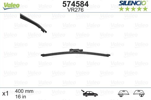 Logu slotiņa S574584 Valeo Silencio FIAT