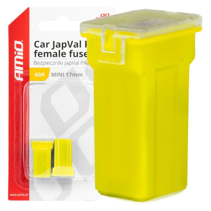 Drošinātājs Car JapVal PAL Female fuses 60A AMIO-03447 (03447)