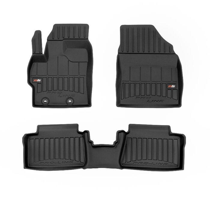Gumijas paklāju komplekts 3D FROGUM TOYOTA YARIS IV HYBRID no 2020-...; TOYOTA YARIS CROSS no 2021-... (09-3D426474)