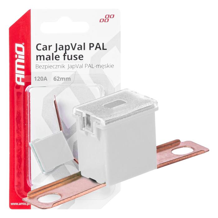 Drošinātāji Car JapVal PAL male fuses 62mm 120A AMIO-03434 (03434)