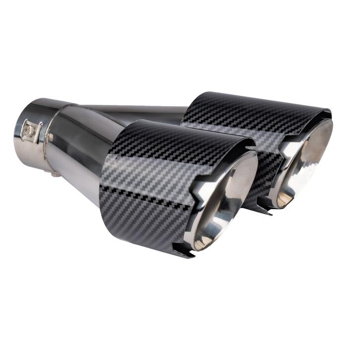 Auto izpūtēja uzlika stainless steel carbon AMIO-04069 (04069)