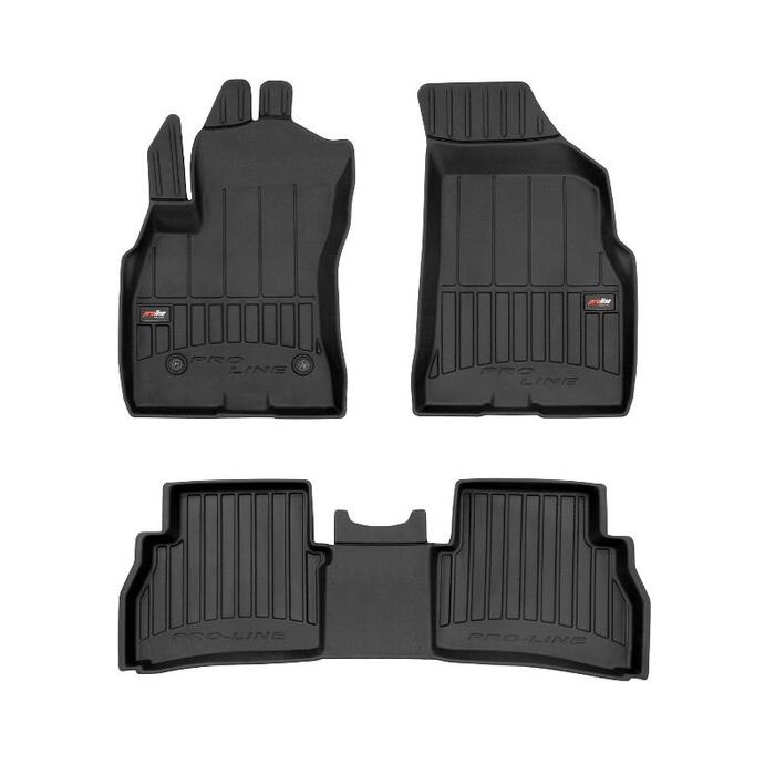 Gumijas paklāju komplekts 3D FROGUM FIAT DOBLO II CARGO KOMBI MAXI 2010-2020 (09-3D409439)