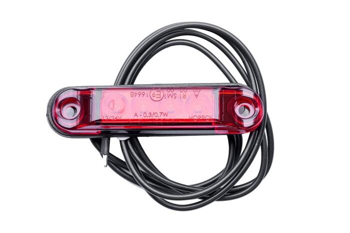 4LED Sarkans piekabes gabarītlukturis 12V/24V HORPOL SJ HOR 88 LD 2329 (0522329)