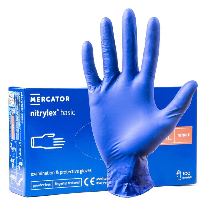 Mercator Medical Nitrila aizsargcimdi Nitrylex Basic