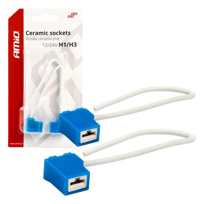 AMiO Spuldzes ligzda 2 pcs H1/H3