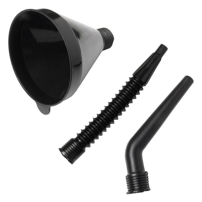 MALWA Piltuve straight 3-parts black (02006)