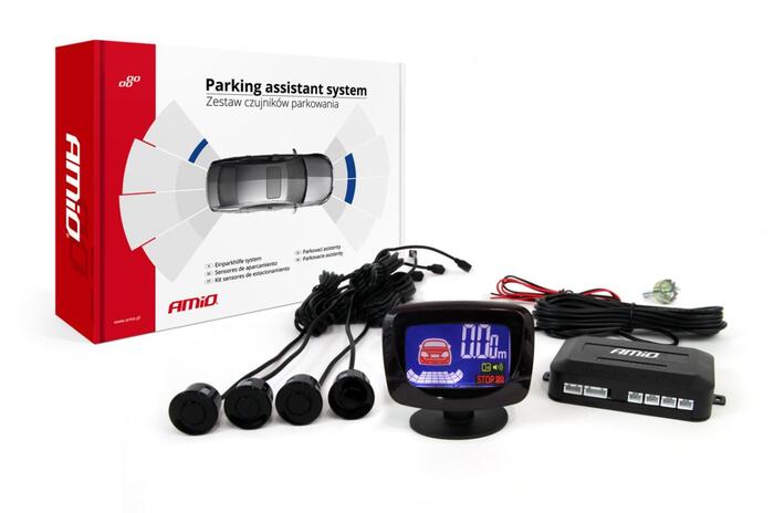 AMiO Autostāvvietas palīgsistēma LED-GRAF 4 sensors