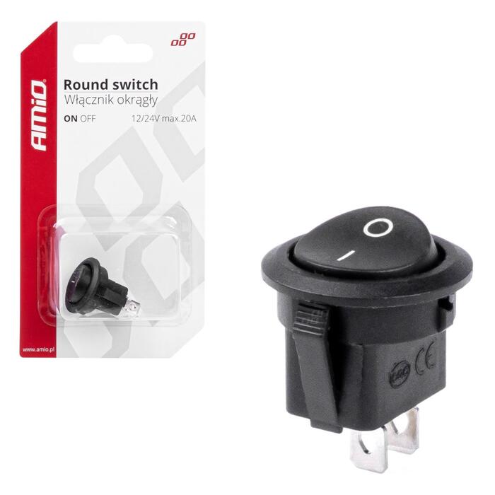 AMiO Slēdzis 12V 20A ON/OFF (03083)