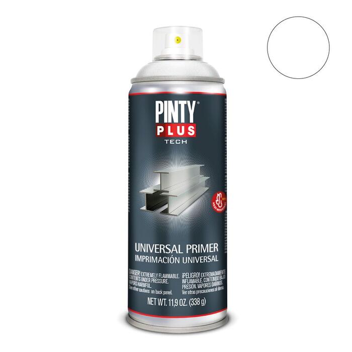 Universāla balta antikorozijas grunts krāsa aerosolā