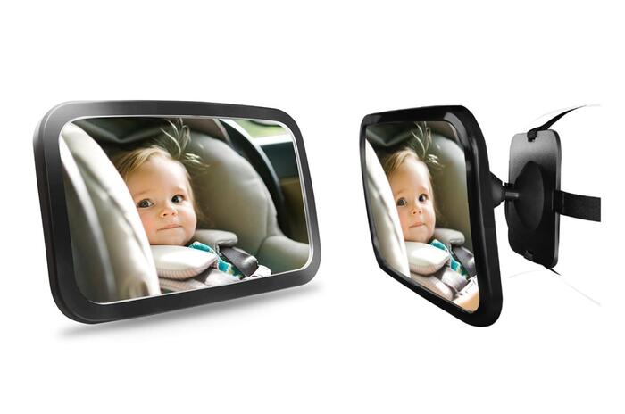 AMiO Bērnu auto spogulis 29x19cm (02387)