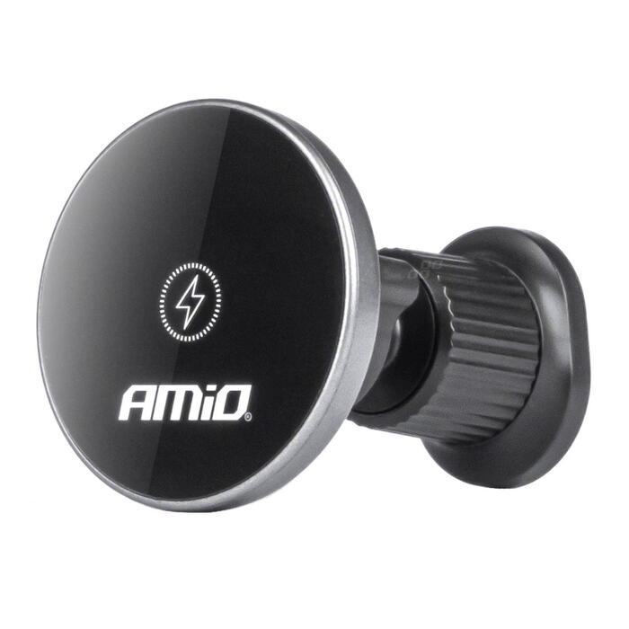 Auto telefona turētājs Magnetic phone holder My Mag 15W AMIO-03773 (03773)