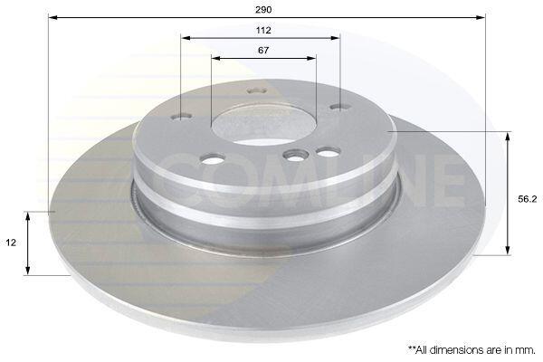 Bremžu disks COMLINE, MERCEDES - BENZ