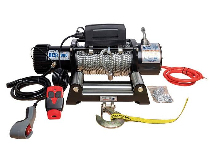 Elektriskā viņča Ironx 12V 5445kg ar