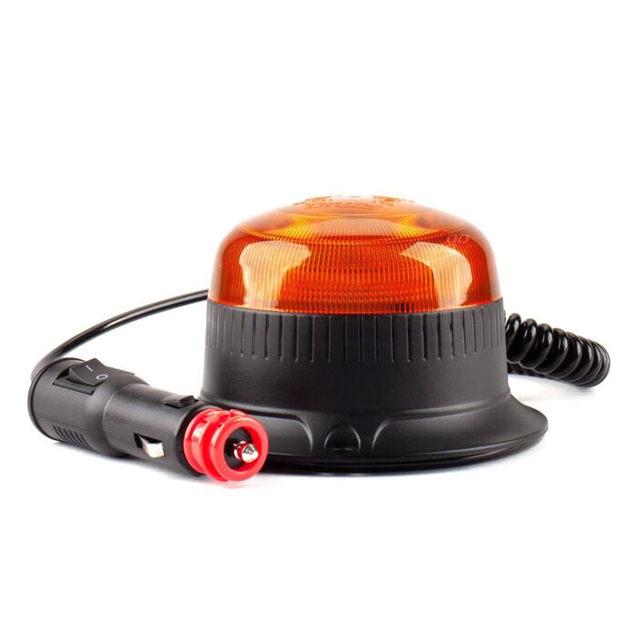 Brīdinājuma signālgaisma bākuguns W21ml Magnetic / 3 scrubs R65 R10 18LED 12/24V IP56 (02924)