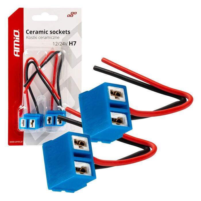 AMiO Spuldzes ligzda 2 pcs H7