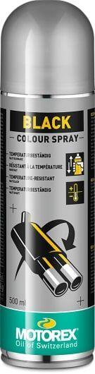 Melnas krāsas aerosols Motorex Black -