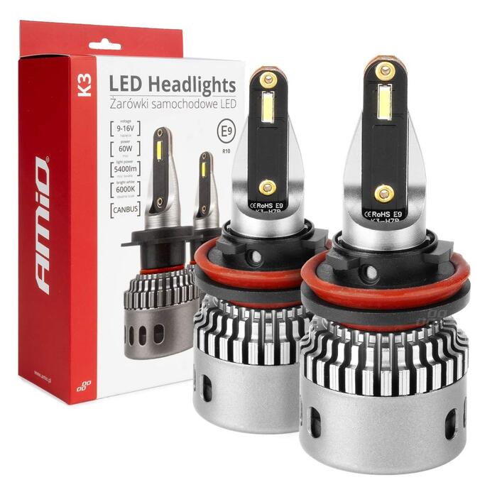 LED Headlights K3 Series H8 H9
