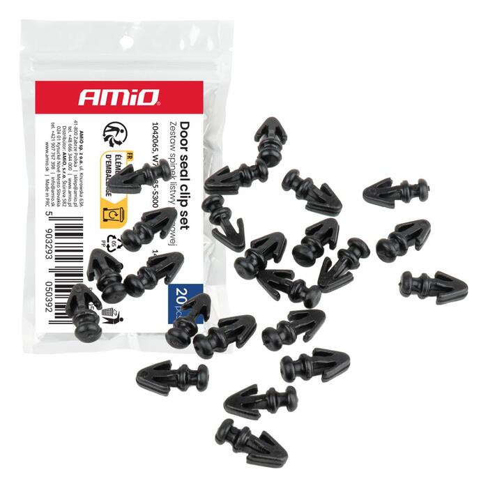 Sliekšņu apdares klipšu komplekts 14/8 mm