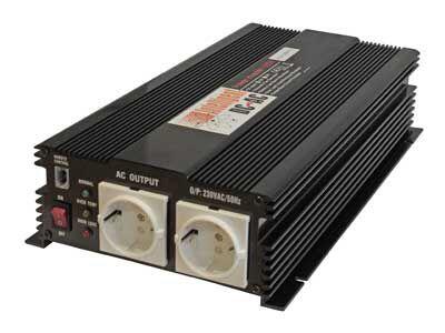 Strāvas pārveidotājs 24V / 230V 1500W