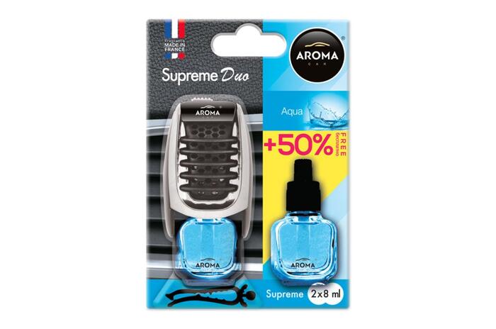 Gaisa atsvaidzinātājs Car air freshener AROMA SUPREME DUO AQUA (A92253)
