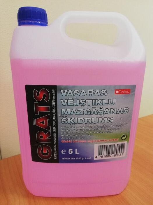 Vasaras vējstikla mazgāšanas šķidrums 5L GRATS