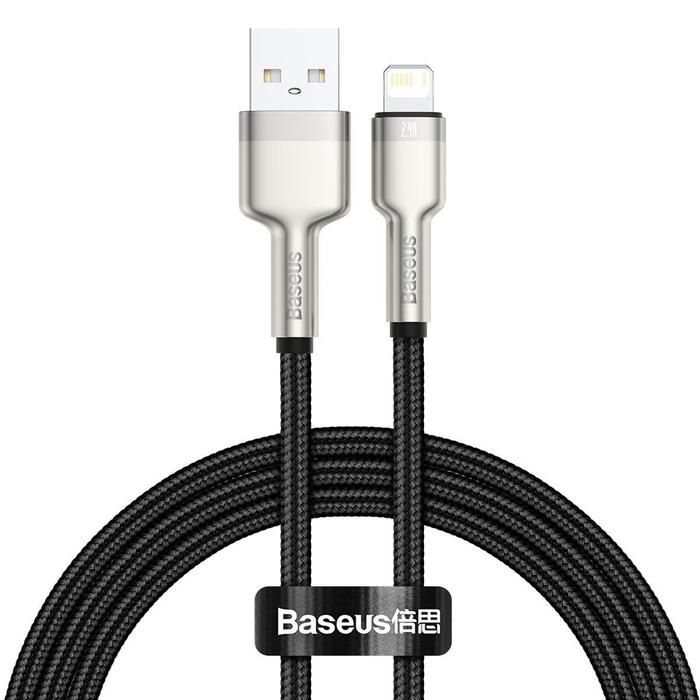 USB to Lightning Baseus Cafule black
