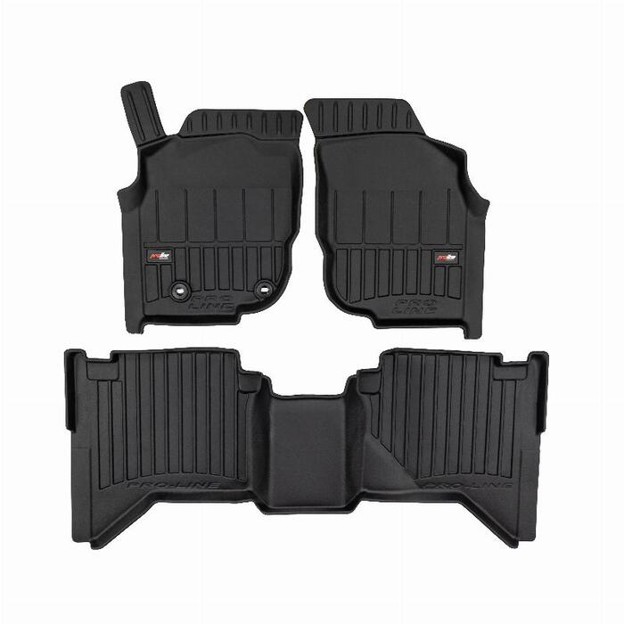Gumijas paklāju komplekts 3D FROGUM TOYOTA HILUX VII 2005-2015 (09-3D429864)