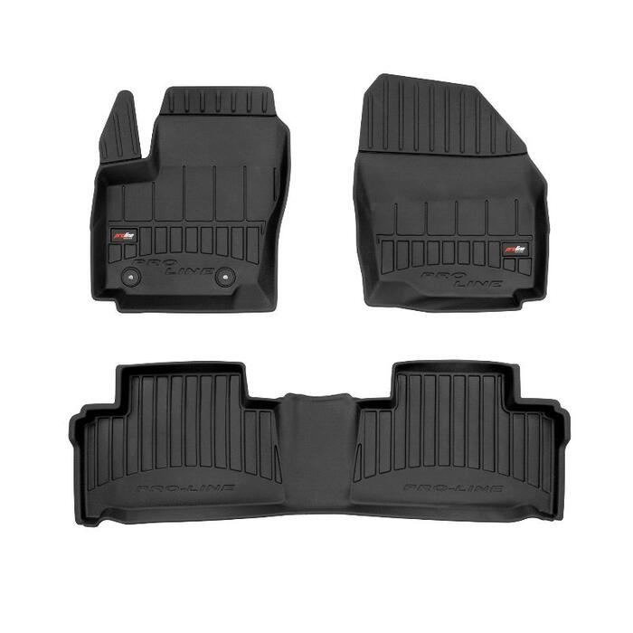 Gumijas paklāju komplekts 3D FROGUM FORD S-MAX 2006-2014 (09-3D425880)