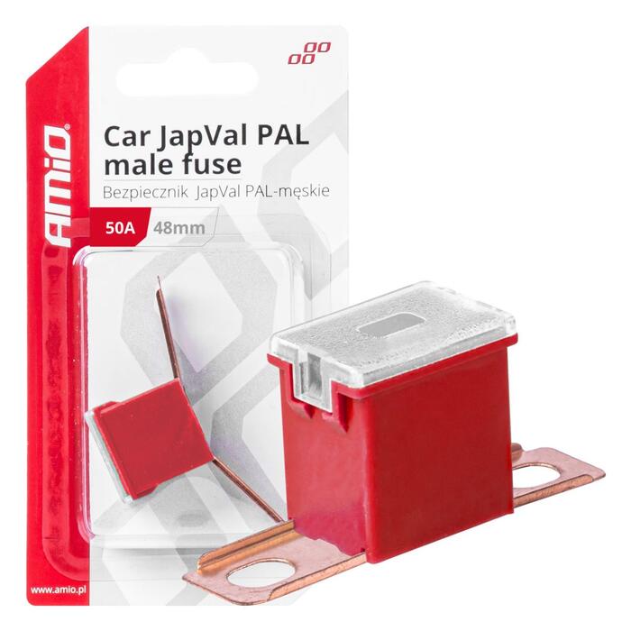 Drošinātājs Car JapVal PAL male fuses 48mm 50A AMIO-03420 (03420)