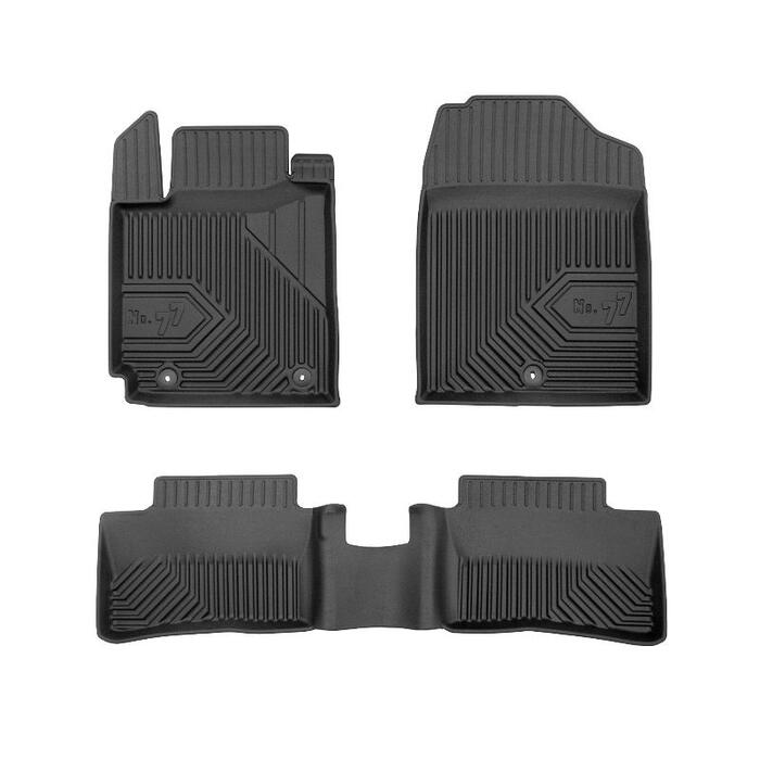 Gumijas paklāju komplekts KIA PICANTO II 2011.-2017. GADAM; KIA PICANTO III NO 2017. GADAM... (09-77426795)
