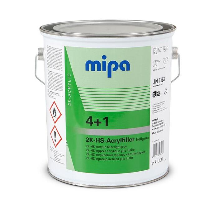 MIPA Akrila pildošā grunts HS 4+1