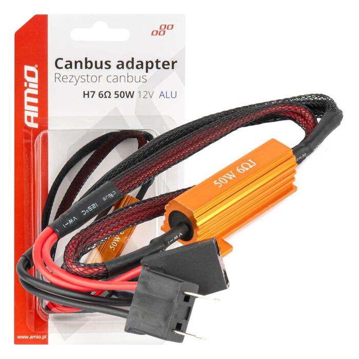 LED Canbus releja rezistors 6Ω 50W