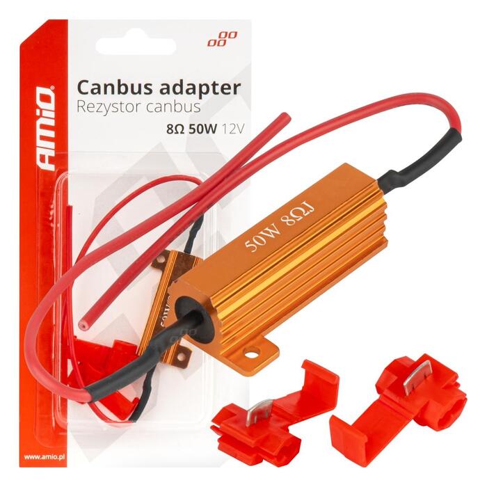 LED Canbus relay resistor 8Ω 50W