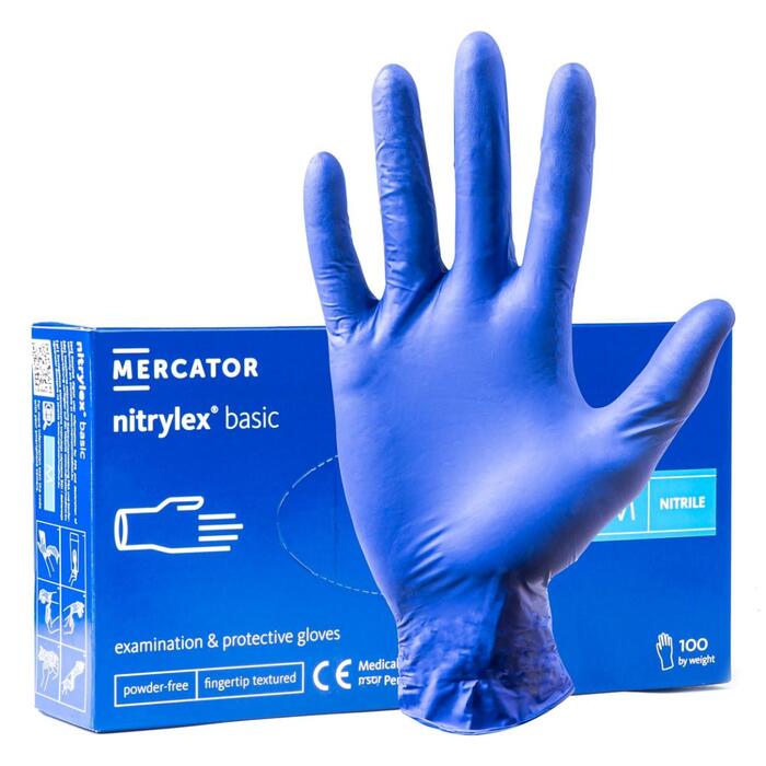 Mercator Medical Nitrila aizsargcimdi Nitrylex Basic