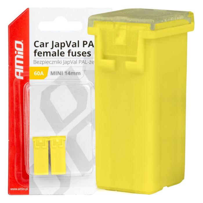 Drošinātājs Car JapVal PAL Female fuses 60A AMIO-03440 (03440)